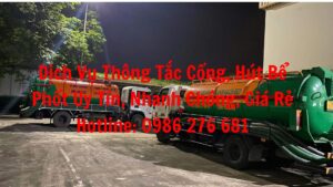 Liên hệ ngay với chúng tôi
Đừng để tình trạng tắc cống làm phiền cuộc sống và công việc của bạn. Hãy gọi ngay hotline 0986.276.681 để được tư vấn và phục vụ nhanh chóng bởi đội ngũ chuyên nghiệp của CÔNG TY CỔ PHẦN MÔI TRƯỜNG XANH HÀ NỘI.
Chúng tôi cam kết mang đến giải pháp thông tắc cống tại Hà Nam hiệu quả, an toàn và bền vững, giúp bạn yên tâm và hài lòng với dịch vụ chất lượng cao.
CÔNG TY CỔ PHẦN MÔI TRƯỜNG XANH HÀ NỘI – Giải pháp thông tắc cống chuyên nghiệp, uy tín, nhanh chóng tại Hà Nam
